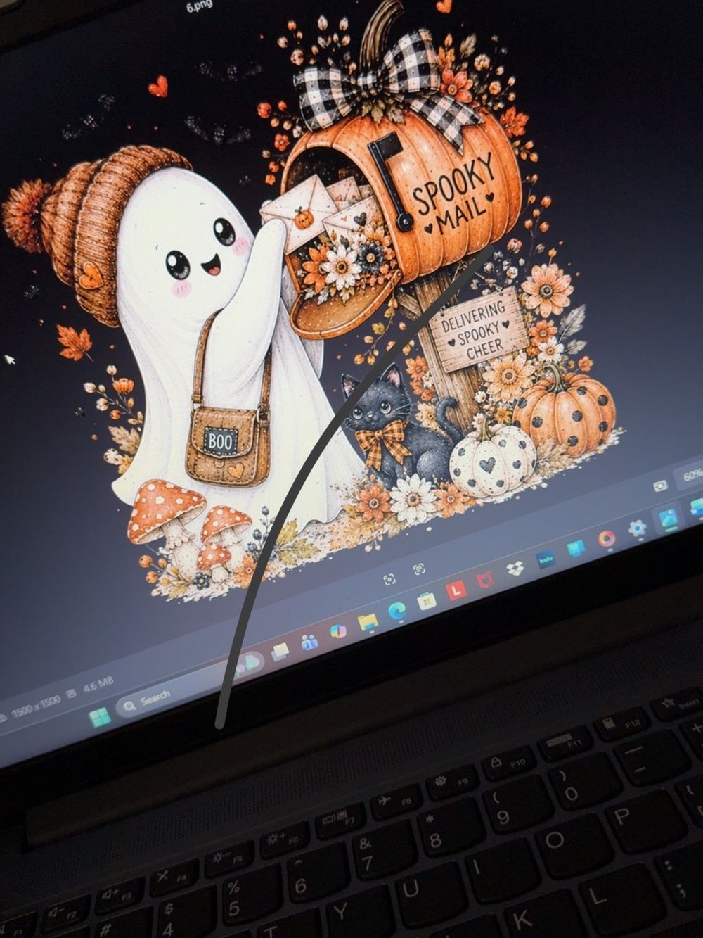 Halloween Ghost sublimation transfers
